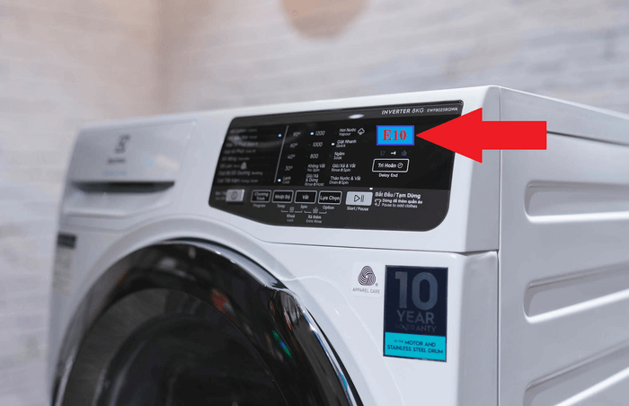 Máy Giặt Electrolux Báo Lỗi E10